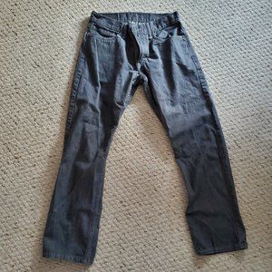 LEVI'S Men's Grey Straight Jeans
